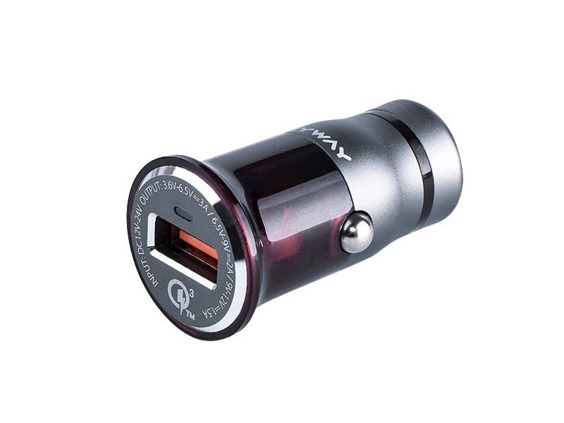 ŁADOWARKA MAWAY 12/24V QC3.0 1x USB + kabel USB-C