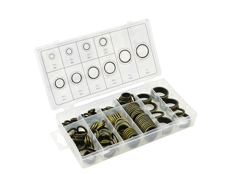 PIERŚCIEŃ USZCZEL. zest.podkł.gum-metal 150szt