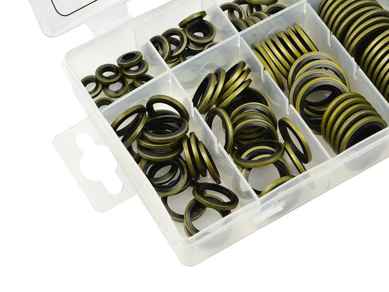 PIERŚCIEŃ USZCZEL. zest.podkł.gum-metal 150szt