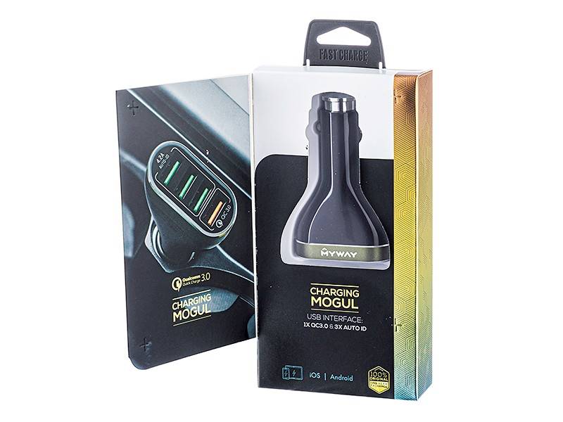 ŁADOWARKA MAWAY 12/24V 4x USB 1xqC3,0+3xAUTO 4.2A