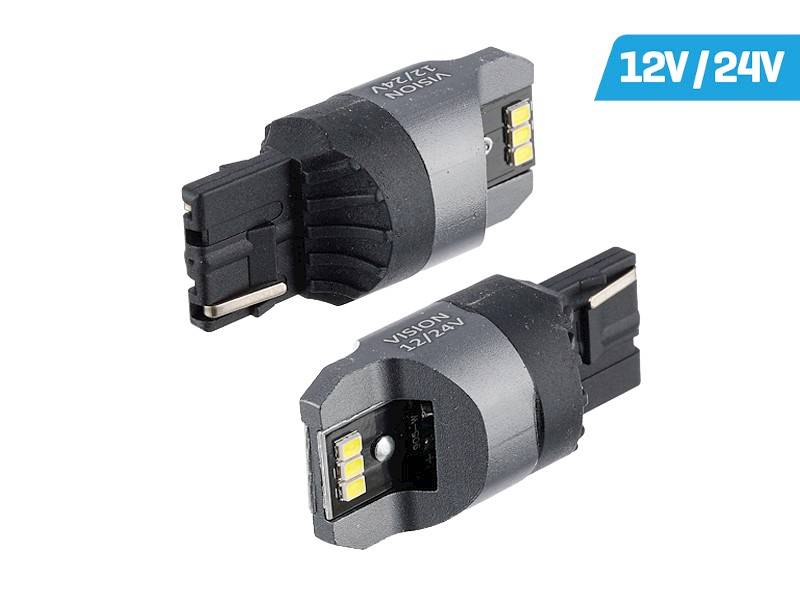 Ż.VISION 12/24V LEDx 6 W21W SMD CANBUS monopol.