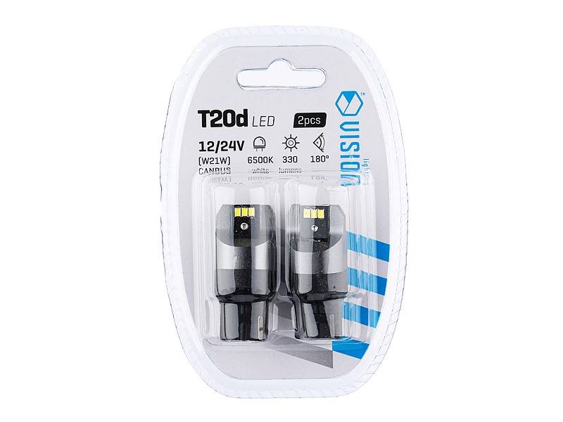 Ż.VISION 12/24V LEDx 6 W21W SMD CANBUS monopol.