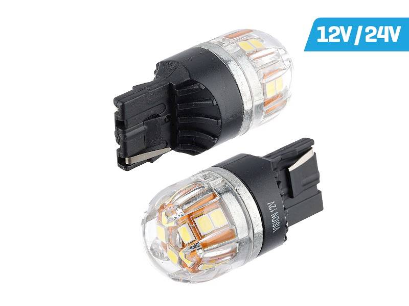 Ż.VISION 12/24V LEDx15 W21W T10 SMD CANBUS OSRAM