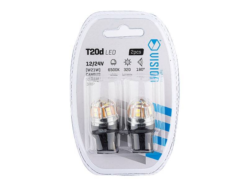 Ż.VISION 12/24V LEDx15 W21W T10 SMD CANBUS OSRAM