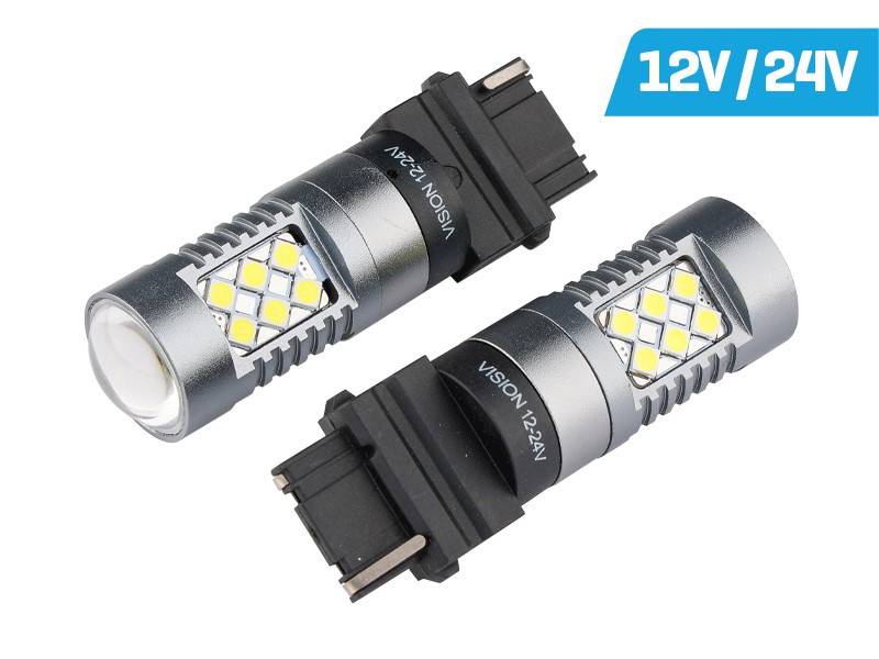 Ż.VISION 12/24V LEDx24 P27W (T25) SMD CANBUS