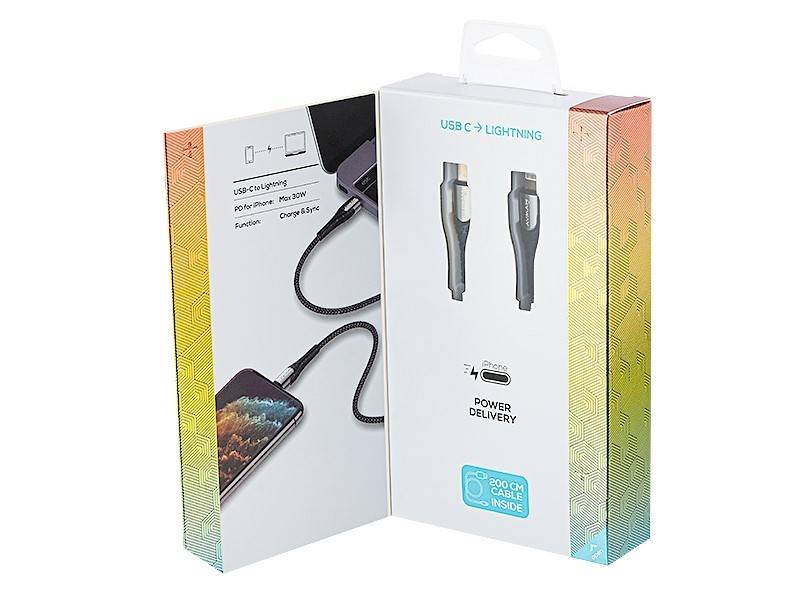 KABEL MYWAY ład.i synch.200cm USB-C/USB-C w oplo.