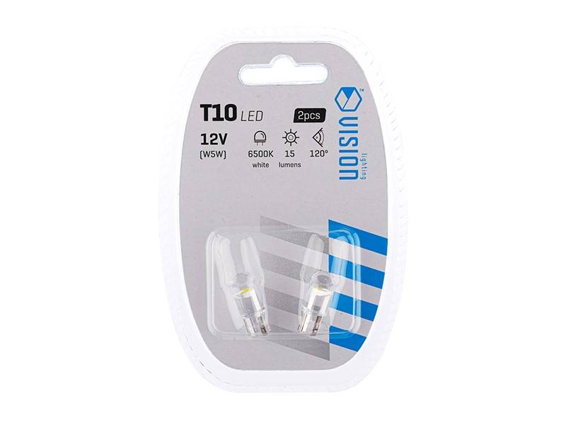 Ż.VISION 12V LED   W5W T10   2szt biała