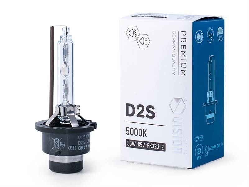 Ż.ŻARNIK D2S 5000K xenon 35V 85V VISION PK32d-2