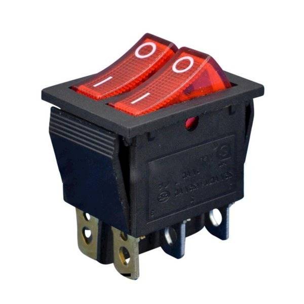 PRZEŁĄCZNIK KOŁYSK.KCD3 6pin 230V 2 pozyc.