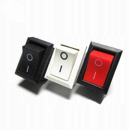 PRZEŁĄCZNIK KOŁYSK.KCD1 2pin 230V czerwony mat