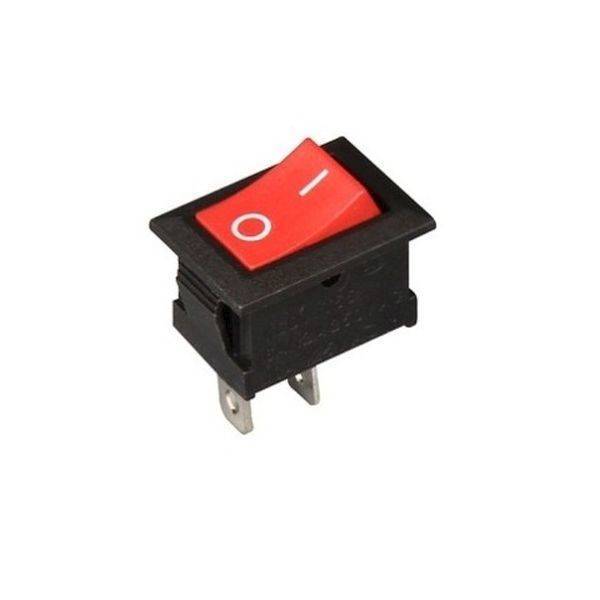 PRZEŁĄCZNIK KOŁYSK.KCD1 2pin 230V czerwony mat
