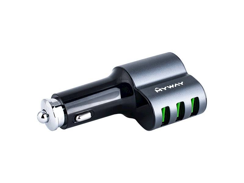 ŁADOWARKA 12/24V 3xUSB max5.1A z gn.zap.+kabel