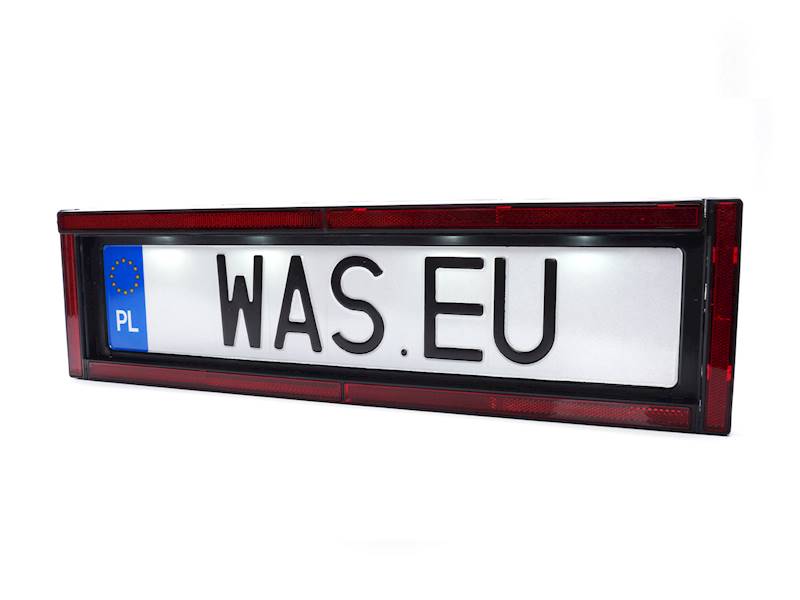 2118 W253 obud.tab.rej.+ośw.tabl.rej.+odbl.czerw.