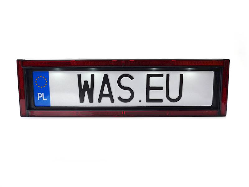2118 W253 obud.tab.rej.+ośw.tabl.rej.+odbl.czerw.