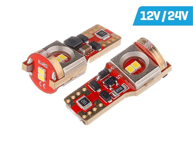 Ż.VISION 12/24V LEDx 3 W5W T10 SMD CANBUS