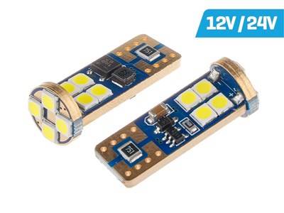 Ż.VISION 12/24V LEDx12 W5W T10 SMD CANBUS
