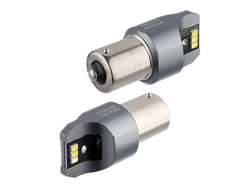 Ż.VISION 12/24V LEDx 6 P21W BA15s SMD CANBUS