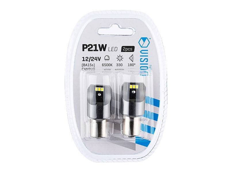 Ż.VISION 12/24V LEDx 6 P21W BA15s SMD CANBUS