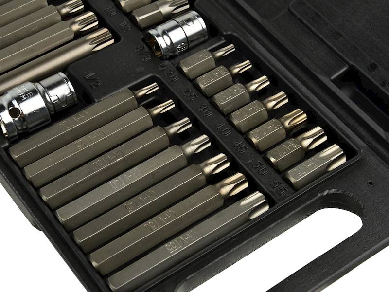 KLUCZE IMBUS  40-el. TORX metal box