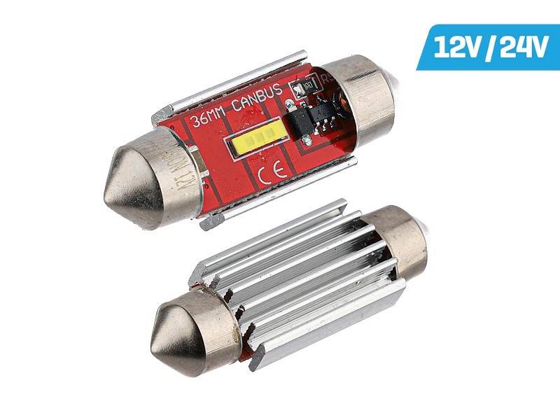 Ż.VISION 12/24V LEDx 1 SV8,5 36mm SMD CANBUS 2szt