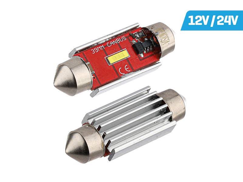 Ż.VISION 12/24V LEDx 1 SV8,5 39mm SMD CANBUS 2szt