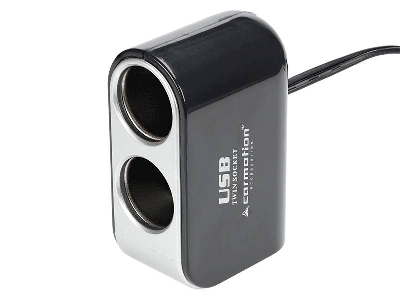 ROZGAŁĘZIACZ podwójny + 2xUSB 3,1A z przewodem