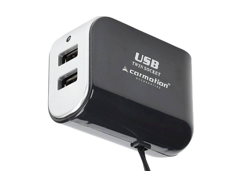ROZGAŁĘZIACZ podwójny + 2xUSB 3,1A z przewodem