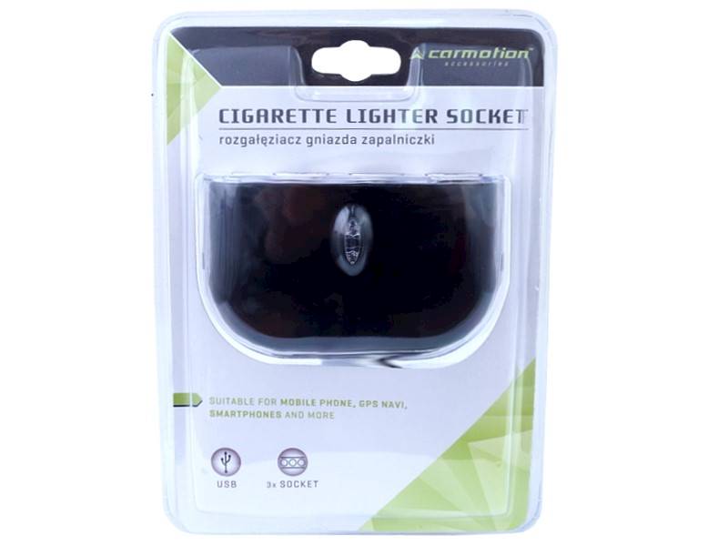 ROZGAŁĘZIACZ potrójny + USB 12/24V 1000mA