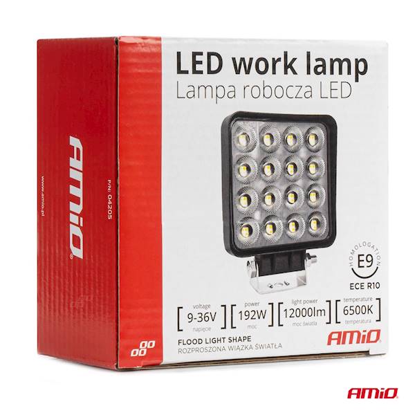 DIODA-LAM.ROB.16x3W kwadr.AWL64 9-36V  rozpr.