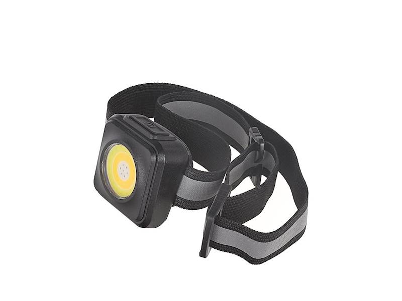 LATARKA LED czołowa 3W COB 500mAh 500lm wstrząsood