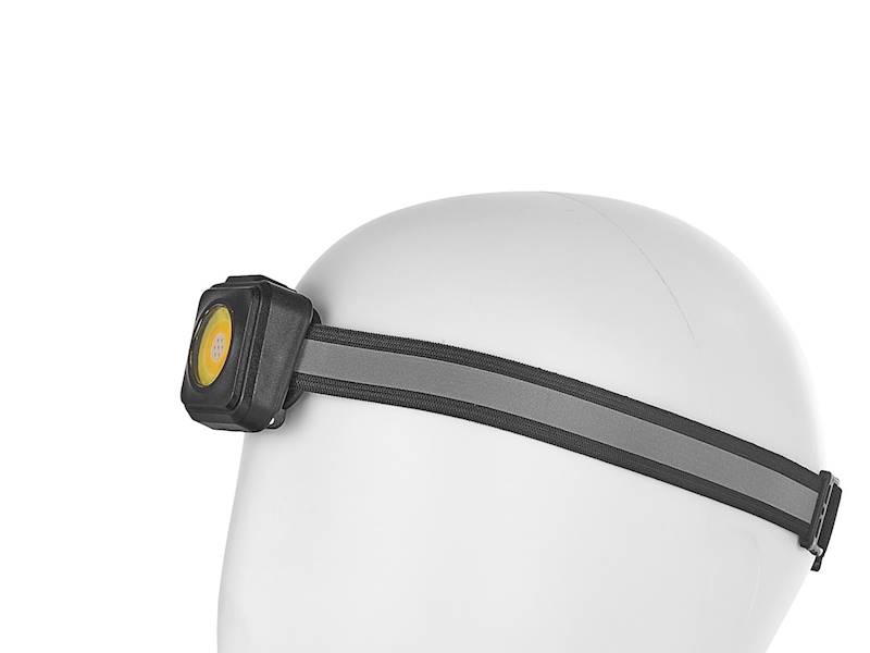 LATARKA LED czołowa 3W COB 500mAh 500lm wstrząsood