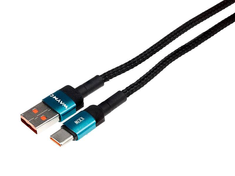KABEL WAYWE ład.i synch.100cm USB / USB-C w opl