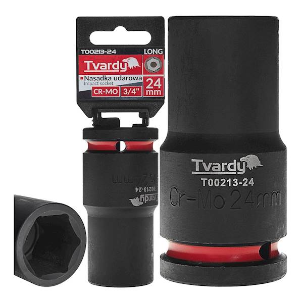 NASADKA 24mm 3/4" sześciokatna udar dł CR-MO