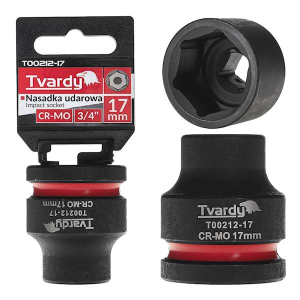 NASADKA 17mm 3/4" sześciokatna udar kr CR-MO