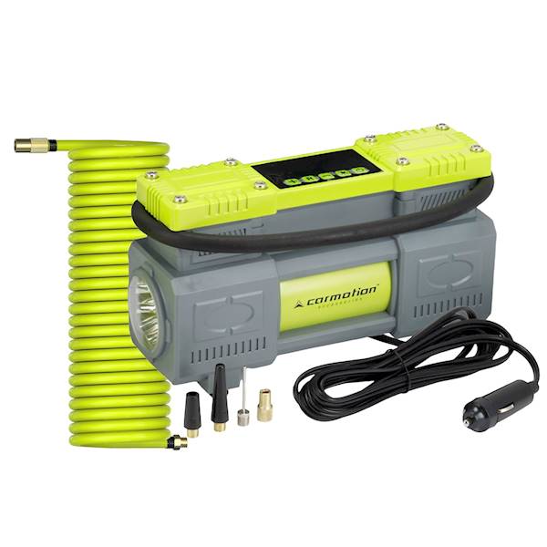 KOMPRESOR DO POMP. DWUTŁ.12V/230V 10BAR+LAT.