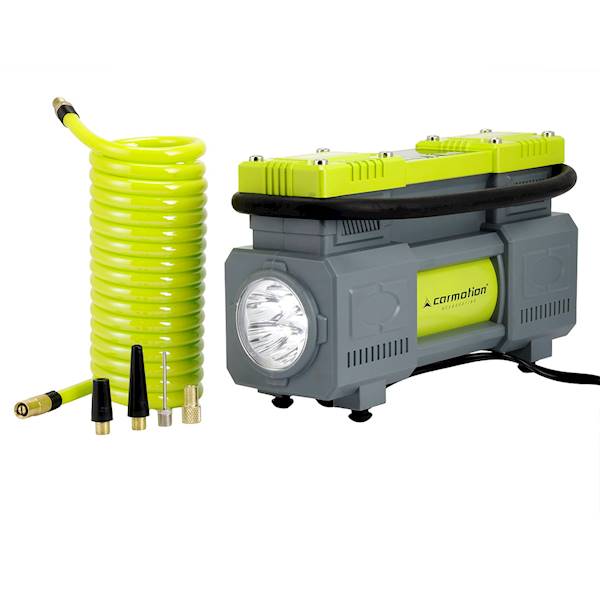 KOMPRESOR DO POMP. DWUTŁ.12V/230V 10BAR+LAT.