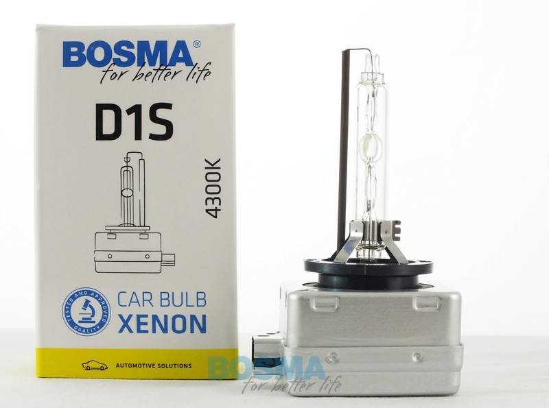 Ż.ŻARNIK D1S 6000K xenon 35W 85V 9501D BOSMA 2-pak