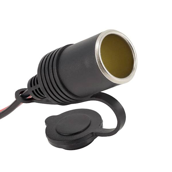 GNIAZDO ZAPAL.+przew.100cm z bezp.+złaczki oczk.