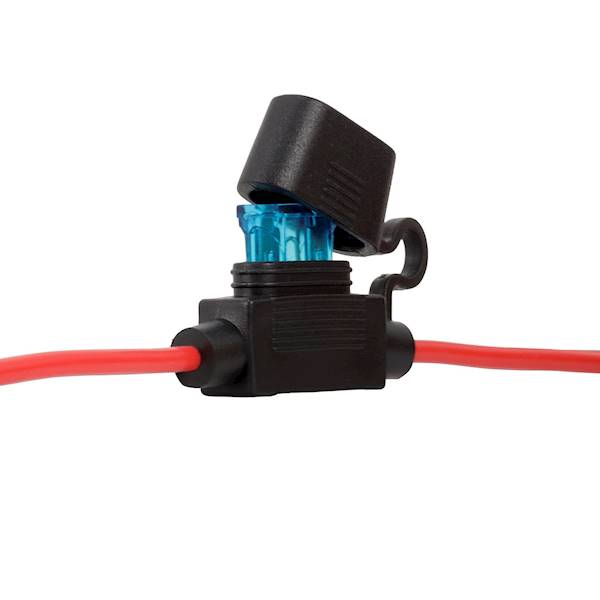 GNIAZDO ZAPAL.+przew.100cm z bezp.+złaczki oczk.