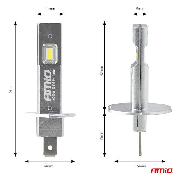 Ż.12V LED H1 6000K 20W 2920lm