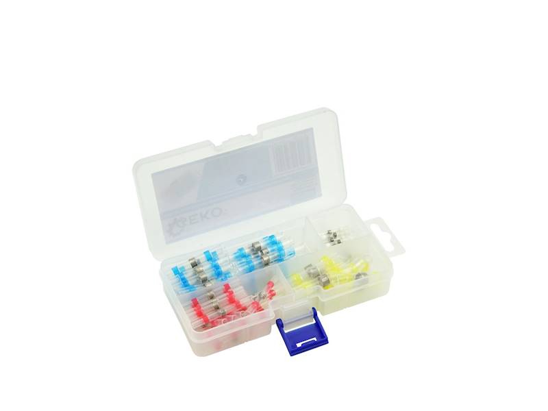 ZESTAW ZŁĄCZEK ELEKTR.TERMOKUR.+CYNA 100szt