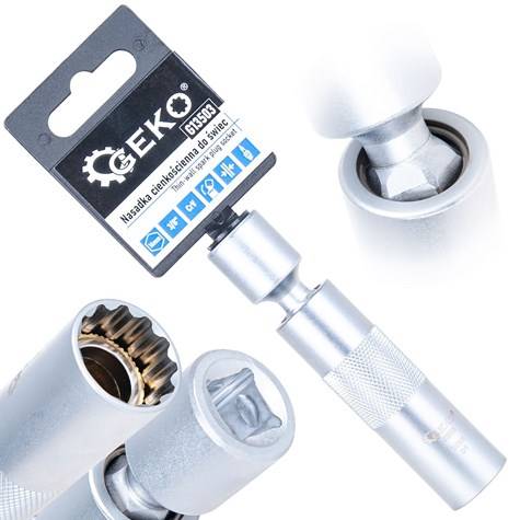 NASADKA DO ŚWIEC 16mm 3/8 cienkościen.z przeg.CrV