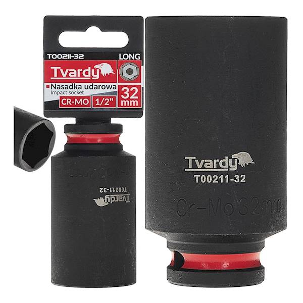 NASADKA 32mm 1/2" sześciokatna udar dł CR-MO