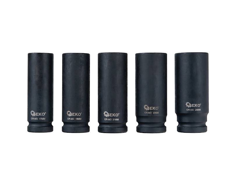 KLUCZE -zest. 11-el.nasad.udar.1/2" 10-24mmCR-MO