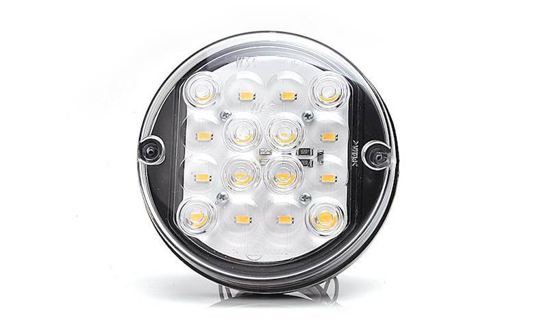 173 - W33 24V lampa cofania okrągła