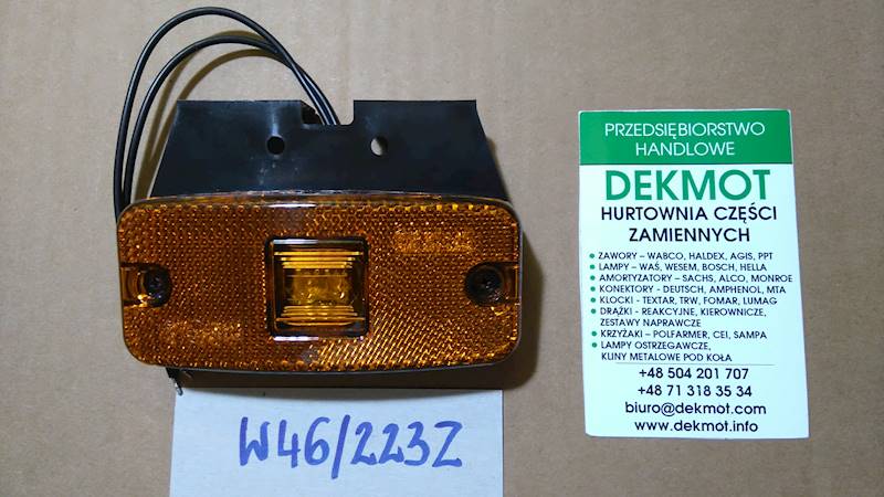 lampa pozycyjna pom.boczna 12/24V LED z wieszakiem