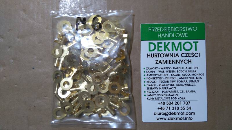 końcówka oczkowa elektryczna M6-O-2,5 mm