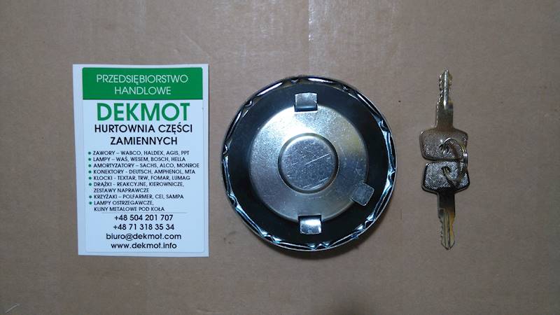 korek wlewu paliwa fi 60 mm z zamkiem metalowy