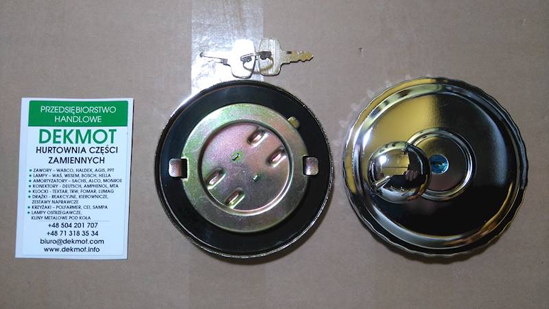 korek wlewu paliwa fi 80 mm z zamkiem metalowy