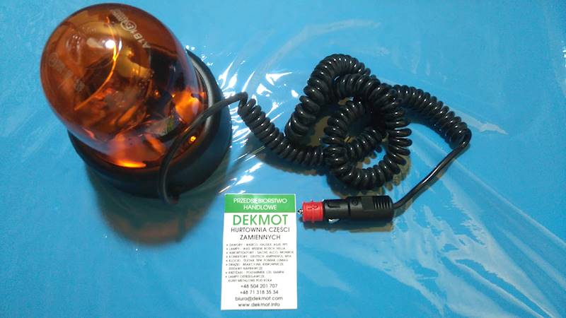lampa błyskowa - kogut magnetyczna H1, 24V/70W